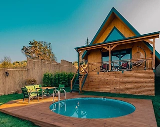 Sapanca Kuruçeşme'de Göl Manzaralı, Özel Havuzlu, 1+1 Bungalov - 1