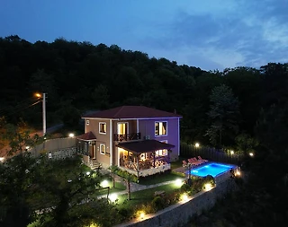 Sapanca Kuruçeşme'de Doğa Manzaralı, Isıtmalı Havuzlu, Lüks Villa - 2