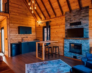 Sapanca Kuruçeşme'de Modern Mimarili , Özel Havuzlu, Kiralık Bungalov - 5