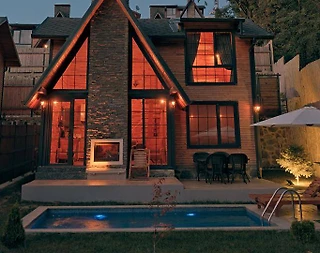 Sapanca Kuruçeşme'de Doğa İle Baş Başa, Özel Havuzlu, Modern Bungalov - 1