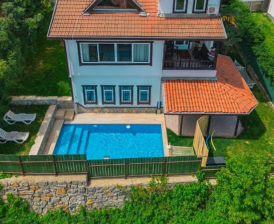 Sapanca Mahmudiye'de Geniş Bahçeli, Özel Havuzlu, Kiralık Villa - 1