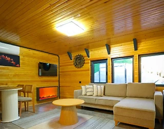 Sapanca Mahmudiye'de Merkezi Konumda, Isıtmalı Havuzlu, Modern Bungalov - 4
