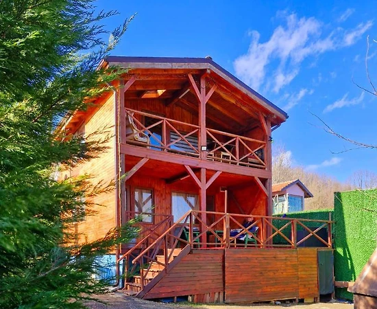 Sapanca Memnuniye'de Gözlerden Uzak, Isıtmalı Havuzlu, Ahşap Villa - 1