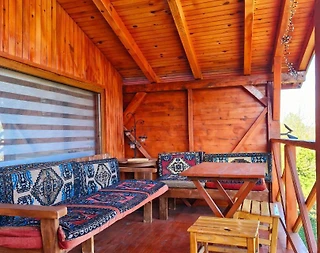 Sapanca Memnuniye'de Gözlerden Uzak, Isıtmalı Havuzlu, Ahşap Villa - 4