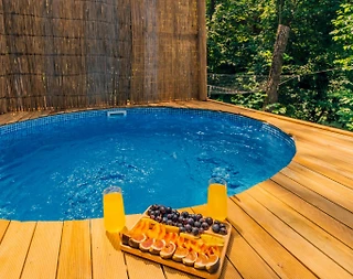 Sapanca'da Balayı Çiftlerine Uygun, Isıtmalı Havuzlu, Lüks Bungalov - 4