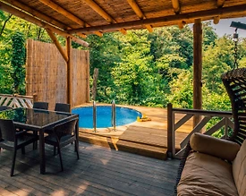 Sapanca'da Balayı Çiftlerine Uygun, Isıtmalı Havuzlu, Lüks Bungalov - 3