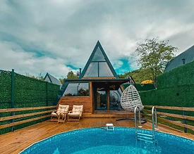 Sapanca Nailiye'de Minimalist Tasarımlı, Özel Havuzlu, 2+1 Bungalov - 2