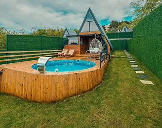 Sapanca Nailiye'de Minimalist Tasarımlı, Özel Havuzlu, 2+1 Bungalov - 3