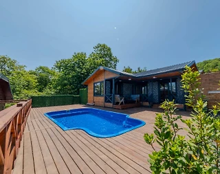 Sapanca Nailiye'de Muhteşem Doğada, Isıtmalı Havuzlu, 1+1 Villa - 1