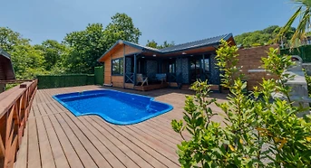 Sapanca Nailiye'de Muhteşem Doğada, Isıtmalı Havuzlu, 1+1 Villa