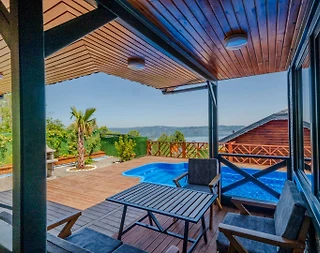 Sapanca Nailiye'de Muhteşem Doğada, Isıtmalı Havuzlu, 1+1 Villa - 5