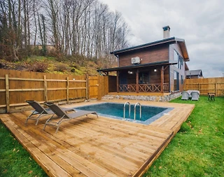 Sapanca Uzunkum'da Doğa İçerisinde, Isıtmalı Havuzlu, Ferah Bungalov - 1