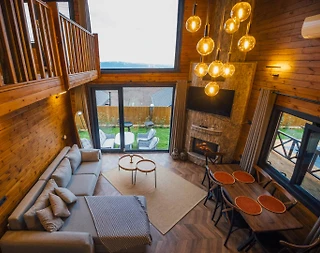 Sapanca Uzunkum'da Doğa İçerisinde, Isıtmalı Havuzlu, Ferah Bungalov - 4