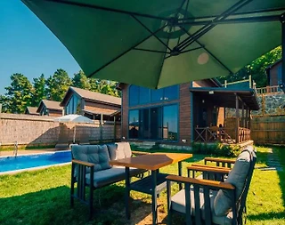 Sapanca Uzunkum'da Sakin Konumda, Isıtmalı Havuzlu, Şık Bungalov - 5