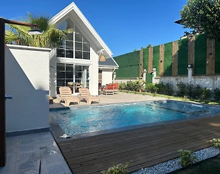 Sapanca Kırkpınar'da Sakin Doğada, Özel Havuzlu, Lüks Bungalov - 1