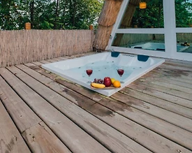 Sapanca Yanık'ta Muhteşem Doğada, Jakuzili, Balayı Bungalovu - 2