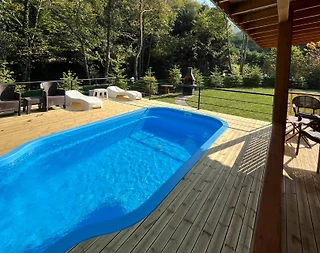 Memnuniye'de Doğa İçerisinde, Özel Havuzlu, Modern Bungalov - 1