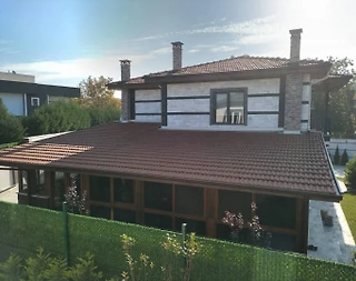 Sapanca'da Kalabalık Aileler İçin Uygun, Kapalı Havuzlu, Modern Villa - 3
