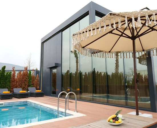 Sapanca'da Göle Sıfır, Isıtmalı Özel Havuzlu, Modern Tiny House - 1