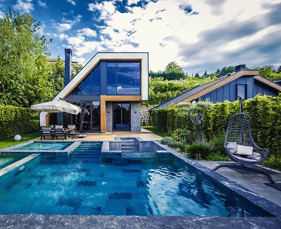 Sapanca Kuruçeşme'de Muhteşem Doğada, Özel Havuzlu, Balayı Villası - 1