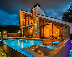 Sapanca Fevziye'de Tasarımıyla Büyüleyen, Özel Havuzlu, 2+1 Bungalov - 2