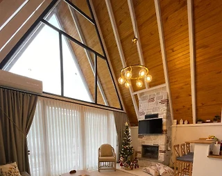 Sapanca Kırkpınar'da Merkezi Konumda, Isıtmalı Havuzlu, 2+1 Bungalov - 4