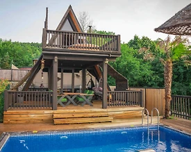 Sapanca'da Muhteşem Doğa İçerisinde, Özel Havuzlu, Lüks Bungalov - 2