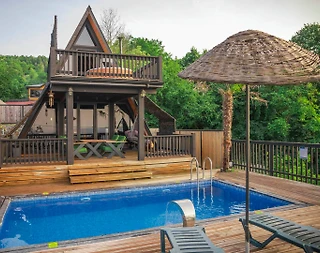 Sapanca'da Muhteşem Göl Manzaralı, Isıtmalı Havuzlu, Jakuzili Bungalov - 2