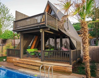 Sapanca'da Muhteşem Göl Manzaralı, Isıtmalı Havuzlu, Jakuzili Bungalov - 3