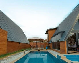 Sapanca Yanık'ta Doğayla İç İçe, Isıtmalı Havuzlu, 4 Kişilik Bungalov - 3