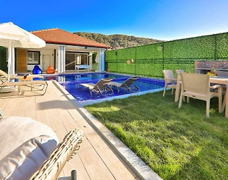 Kaş Sarıbelen'de Doğa İçerisinde, Özel Havuzlu, Lüks Villa - 3