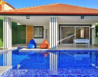 Kaş Sarıbelen'de Doğa İçerisinde, Özel Havuzlu, Lüks Villa - 4