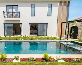 Kaş Sarıbelen'de Huzurlu Doğada, Özel Havuzlu, Balayı Villası - 2
