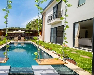 Kaş Sarıbelen'de Huzurlu Doğada, Özel Havuzlu, Balayı Villası - 4