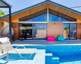 Kaş Sarıbelen'de Doğayla iç içe Konumda, Özel Havuzlu, Balayı Villası - 3