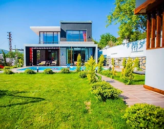 Kaş Sarıbelen'de Çocuk Oyun Alanlı, Özel Havuzlu, Kiralık Villa - 3