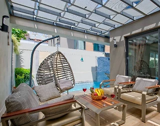 Fethiye Akarca'da Doğayla Baş Başa, Özel Havuzlu, Ferah Villa - 5