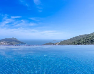 Kaş İslamlar'da Deniz Manzaralı, Özel Havuzlu, Saunalı, Kiralık Villa - 3