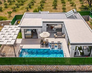 Kaş Bezirgan'da Doğa İçinde, Özel Havuzlu, Hamamlı ve Saunalı Villa - 4