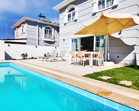 Serik Belek'te Geniş Ailelere Uygun, Özel Havuzlu, Modern Villa - 2