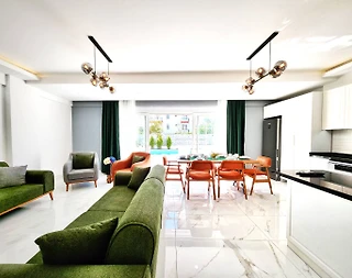 Serik Belek'te Geniş Ailelere Uygun, Özel Havuzlu, Modern Villa - 5