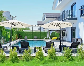 Serik Kadriye'de Kalabalık Ailelere Uygun, Özel Havuzlu, Kiralık Villa - 2