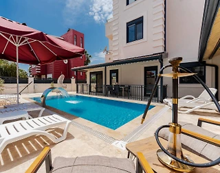 Serik Kadriye'de Kalabalık Ailelere Uygun, Özel Havuzlu, Modern Villa - 3