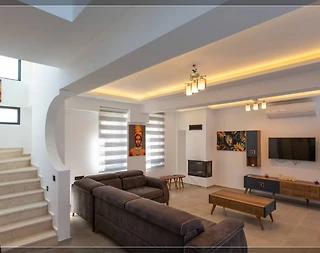 Fethiye Ölüdeniz'de Huzurlu Konumda, Özel Havuzlu, Lüks Villa - 5