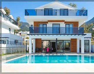 Fethiye Ölüdeniz'de Huzurlu Konumda, Özel Havuzlu, Lüks Villa - 2