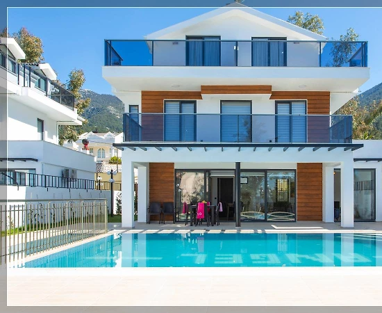 Fethiye Ölüdeniz'de Huzurlu Konumda, Özel Havuzlu, Lüks Villa - 1