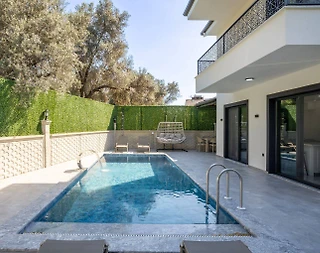 Seydikemer Gerişburnu'nda Doğa İçerisinde, Özel Havuzlu, Jakuzili Villa - 4