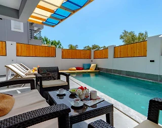 Seydikemer Gerişburnu'nda Doğa İle İç İçe, Özel Havuzlu, 3+1 Villa - 5