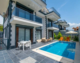 Seydikemer Gerişburnu'nda Huzurlu Doğada, Özel Havuzlu, Şık Villa - 2