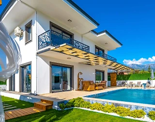 Seydikemer Gernişburnu'nda Geniş Bahçeli, Özel Havuzlu, 3+1 Kiralık Villa - 2